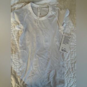 Lululemon Athletica White Textured Top